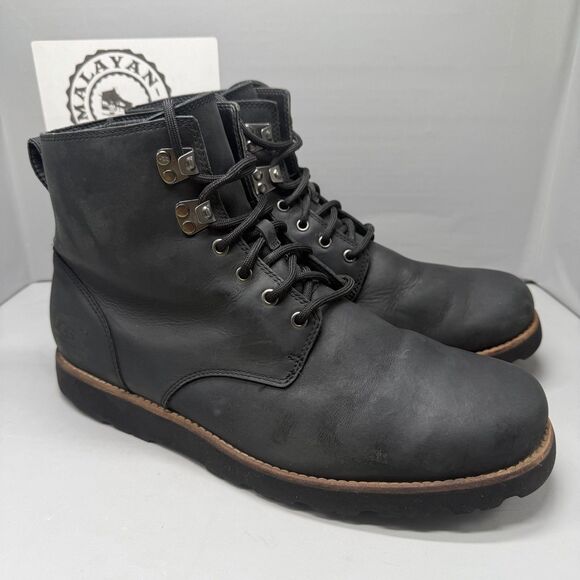 UGG Ritter Waterproof Leather Hiking Boots S/N #1099538 Men’s Size 12 Preowned main image 12